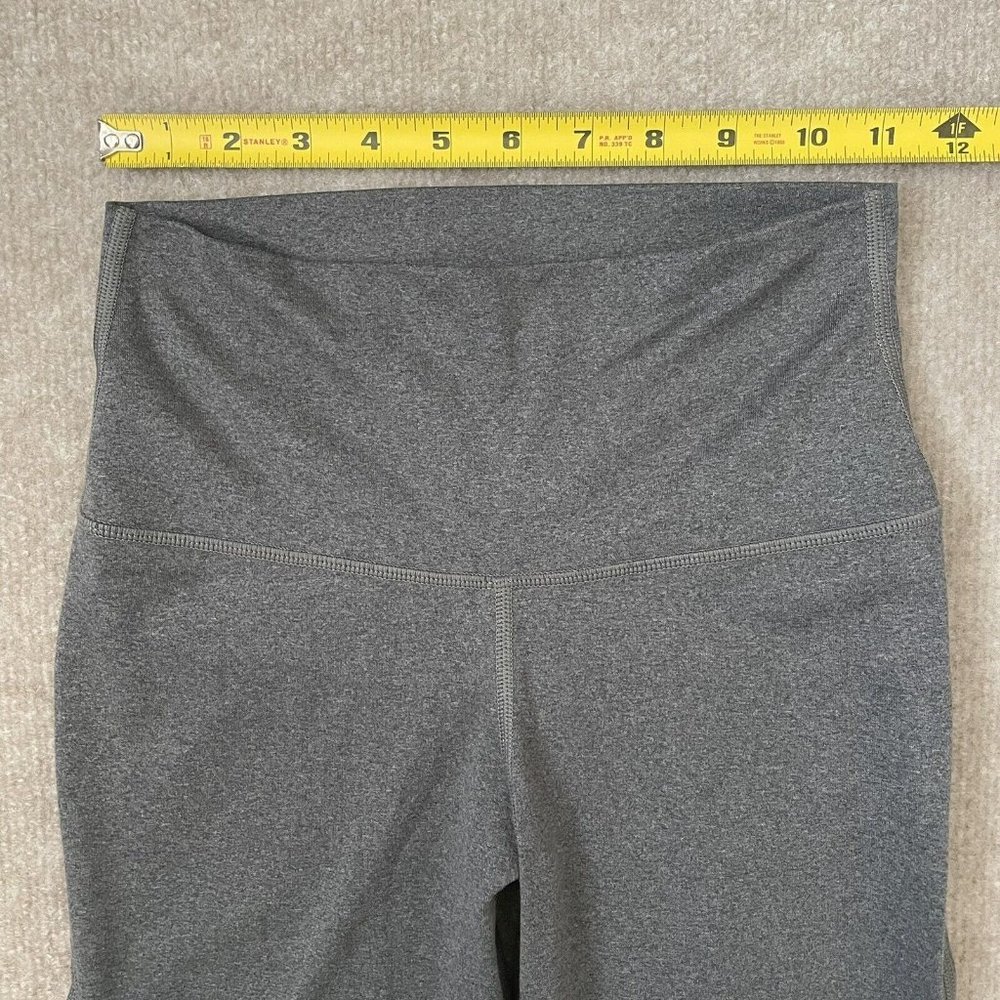 Aerie Leggings Womens Small Gray Peach Workout Pants Skinny Stretch Mesh - Picture 5 of 12